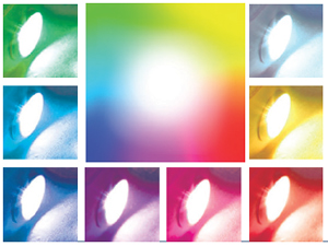 MINIPROIECTOR LED RGB - CILIA WRX15 - Modele culori